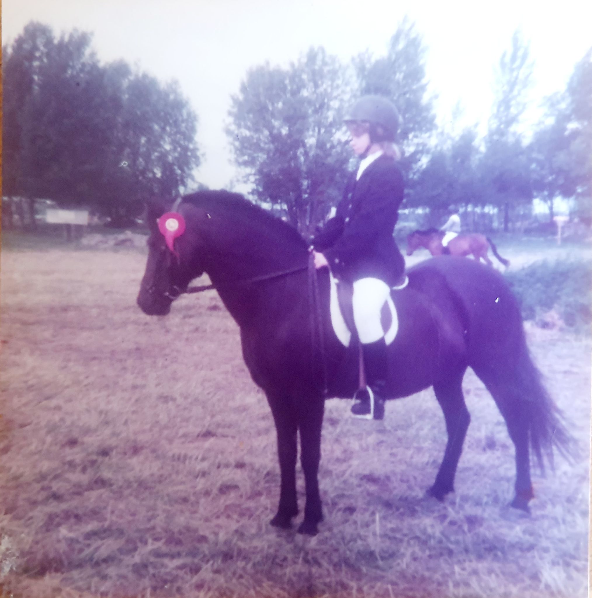 sr Helena Grubh Myggan ca 1982-83 Karin Persson rider